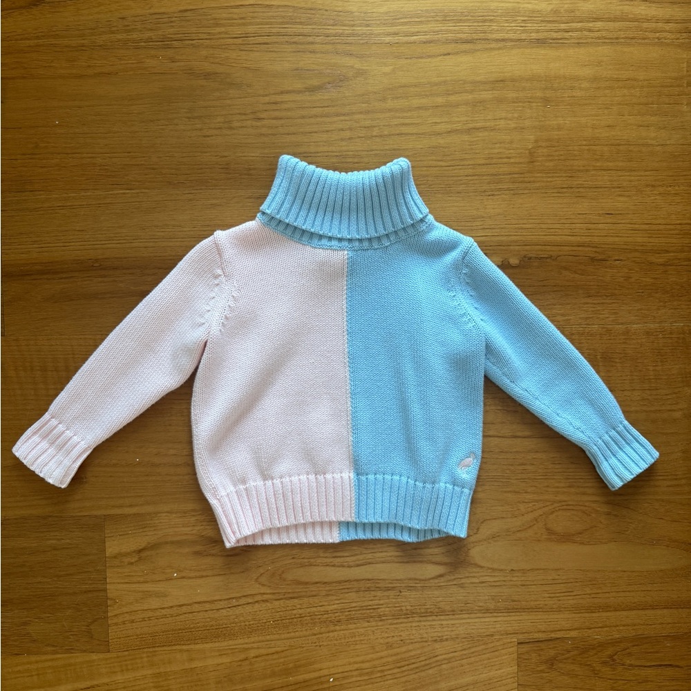 The Beaufort Bonnet Company Pink and Blue Kids Sweater